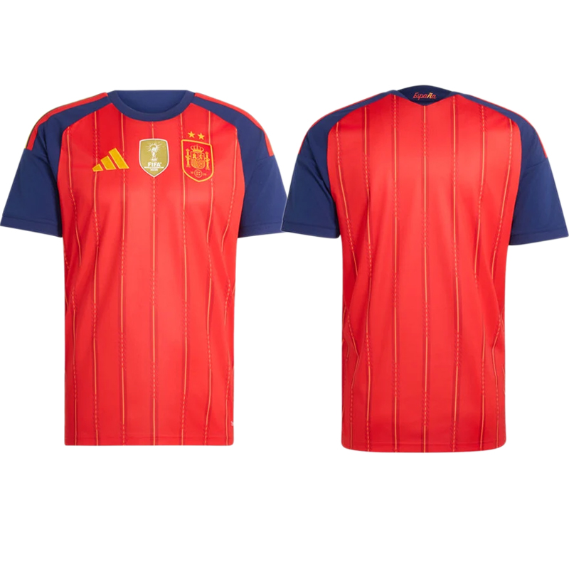 Women Spain home aaa version 2026 Soccer jersey->chicago bears->NFL Jersey